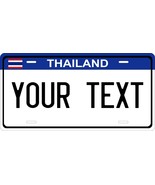 Thailand Blue Flag License Plate Car Auto Bike Motorcycle Custom Tag - $206.02 MXN+