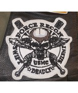 Force Recon Swift Deadly Silent USMC - Military - Iron On Patch       10820 - £7.62 GBP