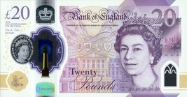 20 British Pounds Banknote - £33.94 GBP