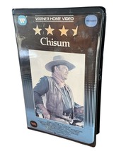 Chisum VHS Warner Home Video Clamshell Release Former Rental From SRO Video - $24.74