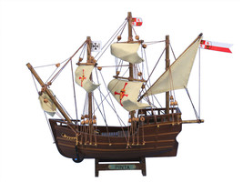 Wooden Pinta Model Ship 12&quot; - £65.51 GBP