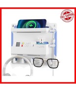 Dual-Compartment Bedside Shelf Organizer with Versatile Installation Opt... - $22.76