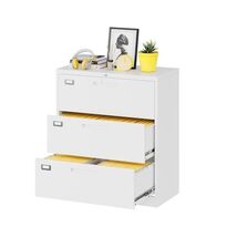 Metal File Cabinet w/ Lock: A4/Legal Size - $141.99