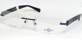 Guys Only 3224 730 Blue Eyeglasses Glasses Rimless 58-18-140mm Germany (Notes) - £28.03 GBP