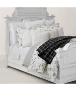 Ralph Lauren Munroe 100% Cotton FULL/QUEEN Duvet Cover Charcoal $400 - $157.41