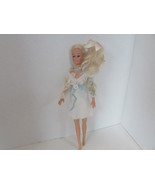 M &amp; S Shillman Inc. Hong Kong Fashion Doll Blonde 11.5&quot; White Lace Dress - £6.19 GBP
