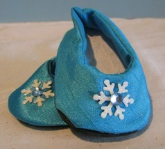 blue Frozen Elsa inspired shoes Doll Clothes for 18&quot; American Girl/ 18&quot; doll - £7.23 GBP