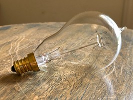 LOT: 4x Candelabra Light Bulbs (Small E12 Base), 25 Watts Vintage Edison... - $13.45