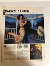 1995 Quark With A Quirk Vintage Article Ephemera Armin Shimerman Star Tr... - $6.92