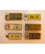 Vintage Lot of 6 Disabled American Veterans Keychain License Plate Tags ... - $1,290.86 MXN