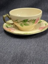 Vintage Franciscan Desert Rose Tea Cup and Saucer TV Mark - £3.95 GBP