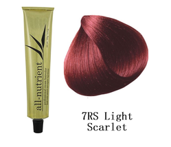 All-Nutrient Permanent Cream Hair Color - 7RS Light Scarlet