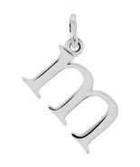 Precious Stars Unisex Sterling Silver Lowercase M Initial Pendant - £28.31 GBP