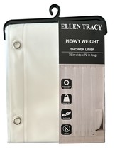 Ellen Tracy Heavy Weight Shower Liner 70&quot;x72&quot; Gauge Frosted - $24.74