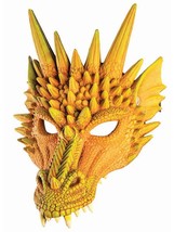 Forum Novelties Dragon Half Mask (Orange) - £43.77 GBP