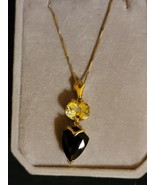 Authenticity Guarantee

14k Smoky Quartz Citrine Pendant 25&quot; Heart Shape... - £1,078.93 GBP