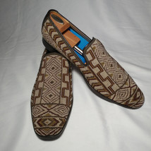 Donald  Pliner Signature Brown Beaded Loafers | Made in Italy | Size: 13M - $850.00