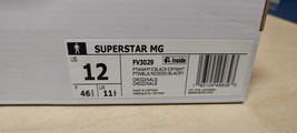 Size 12 - adidas Superstar MG Cloud White Black - $84.55