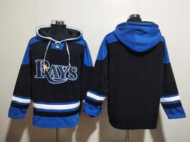 Taylor Walls #6 Tampa Bay Rays Black Lace-Up Pullover Hoodie - Hoodies &amp; - $59.84