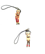 Two BETTY BOOP Charms For Cell Phone/Purse - £11.17 GBP