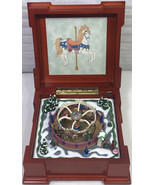 Mr. Christmas Animated Holiday Merry Go Round Carousel Music Box - €34,07 EUR