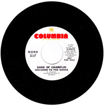Sons of Champlain. Welcome To The Dance. 45rpm record on Columbia. DJ Pr... - £9.34 GBP