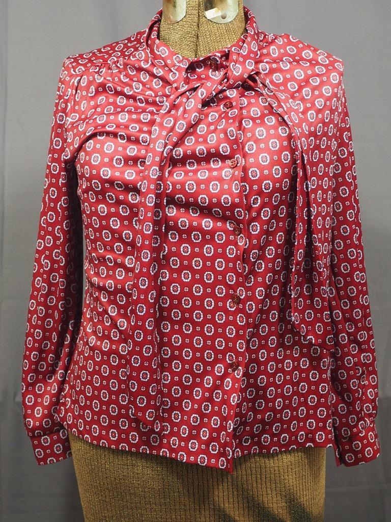 Primary image for Vintage Bonne Petite Womens Polyester Shirt 1970's 1980's size 16