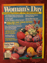 WOMANs DAY Magazine April 2 1985 Decorative Easter Eggs Working Women Divorce - £7.68 GBP