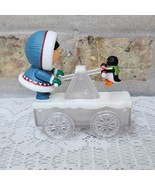 Frosty Friends Ornament 2021 Hallmark Handcar High Jinks Eskimo Penguin ... - £15.09 GBP