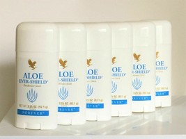 Forever Living Aloe Ever Shield Deodorant Stick 3.25 oz Aluminum Free 6 Pack - £36.30 GBP