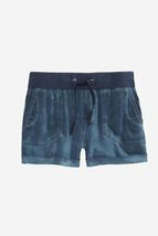 Imperial Star Girls Rayon Shorts-7/Navy Blue - £11.79 GBP