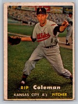 1957 Topps #354 Rip Coleman - £2.38 GBP