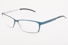 Orgreen TYLER 417 Matte Petroleum Blue / Silver Titanium Eyeglasses 57mm - £150.77 GBP