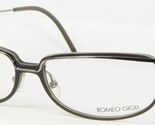 ROMEO GIGLI {RG33901} SILVER /OLIVE GREEN EYEGLASSES RG339 52-14-140 Italy - $96.64
