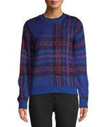 Time And Tru Women&#39;s Brushed Plaid Pull Over Sweater XX-LARGE (20) Royal... - $37.15 CAD