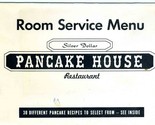 Silver Dollar Pancake House Restaurant Menu 1950&#39;s - $17.80