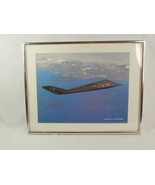 Lockheed F-117A Stealth Fighter Signed Military Photo 417 FS Officers - $140.32 CAD
