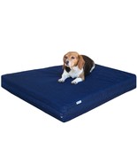Durable Denim Waterproof Memory Foam Pet Bed For Medium Large Dog 37&quot;X27... - £108.57 GBP