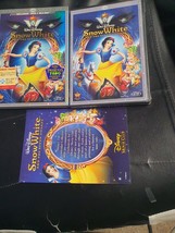 Snow White And Seven Dwarfs (Dvd, BLU-RAY 3-Disc) New +Slip+ Lenticular 3D Card - £7.75 GBP