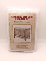 Standard Size Crib Mosquito Net 59&quot; X 30&quot; X 30&quot; Fine Mesh Bug Insect Net - £11.97 GBP