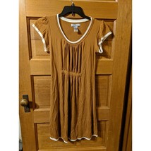Catwalk Studio Shirt Dress Size S Brown T-shirt Modest Womens - £11.80 GBP