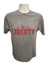 LU Liberty University Flames Adult Small Gray TShirt - £11.67 GBP