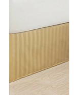 Elegant Comfort ~ Gold ~ Soft Dobby Stripe ~ King Size 78&quot; x 80&quot; ~ Bed S... - $46.18 CAD