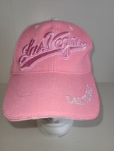 Las Vegas Pink Nevada Adjustable Ball Cap Baseball Trucker Hook &amp; Loop - £10.19 GBP