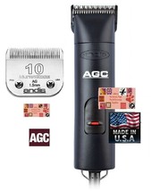 Andis AGC 1 Speed Clipper With ULTRAEDGE 10 BLADE A5 *NEW HORSE CAT DOG ... - £156.61 GBP