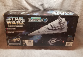 Vintage 1996 Kenner Star Wars Collector Fleet Electronic Star Destroyer w/ Stand - £43.15 GBP