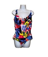 Anne Cole One Piece Swimsuit MULTICOLOR Wireless SZ 16 NEW - $1,776.50 MXN
