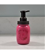Distressed Pink Mason Jar Foaming Soap Dispenser - $15.00