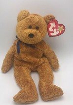 Ty Beanie Babies Fuzz The Brown Bear 1998 Date Code Error #7 - $4.49