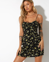 Motel Rocks Kumala Vestido En Limón Y Lima Negro (MR127) - £28.22 GBP